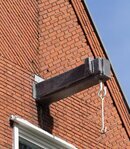 Hijsbalk Gerrit van der Veenstraat.
<br/>
Marcel Westhoff, 2019-02-01